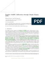 SABR Calibration