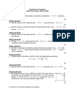 Simultaneous Equation IGCSE 02-05