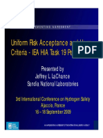 Uniform Risk Acceptance and Ham Criteria