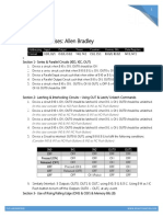 PLC Lab Exercises: Allen Bradley: Industrial Automation Training Academy