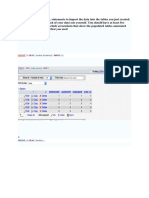 B. Import Data: Use SQL Statements To Import The Data Into The Tables You Just Created