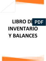 Libro de Inventario y Balances