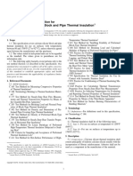 Calcium Silicate Block and Pipe Thermal Insulation: Standard Specification For