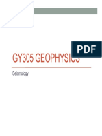 GY305 Lecture4 Seismology