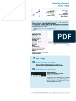 Eowave Sensor Datasheet Position Sensors