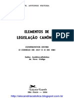 Pe. Antônio Feitosa - Elementos de Legislação Canônica PDF