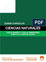 Diseño Curricular Cienciasnaturales