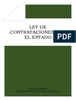 Monografia Ley de Contrataciones Del Estado 