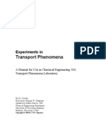 Experiments in Transport Phenomena PDF