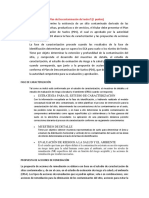 Desarrolle Un Un Plan de Descontaminación de Suelos