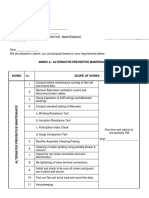Contractor'S Logo: Annex A - Alternator Preventive Maintenance