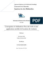 Conception Et Réalisation D'un Site Web Et Une Application Mobile de Location de Voitures