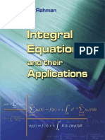 Integral Equations and Their Applications