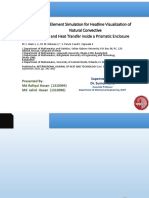 Finite Element Simulation For Heatline Visualization of Natural Convection