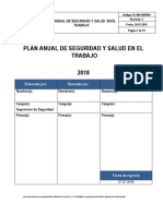 PL-005-SSOMA Plan Anual de Seguridad y Salud en El Trabajo 2018