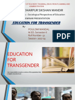 Education For Transgender