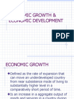 Economic Growth & Economic Development