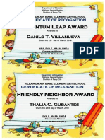 Quantum Leap Award: Danilo T. Villanueva