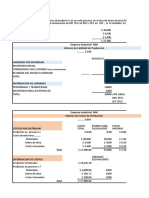 1.- La Empresa Industrial  MM fabrica el producto X en un solo proceso; en el mes de enero inicio la fabricación de 20.000 unidades de las cuales se terminaron 16.000 y la diferencia quedó en proceso con un porcentaje de avance del 100% de terminación en MP, 25% en MO y 25% en  CGF ,  I.I. 0 unidades. Se venden 10.000 unidades terminadas por $20.000 al contado	