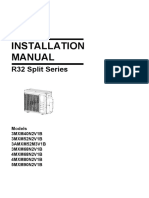 3MXM40-68N, 3AMXM52M, 4MXM68-80N, 5MXM90N 3PEN417620-2J Installation Manual English