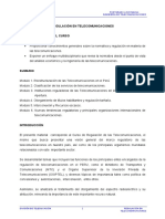 Modulo 1. Reestructuración de Las Telecomunicaciones en El Perú