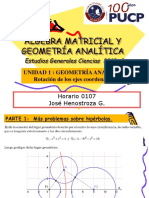 Rotación de Los Ejes Coordenados