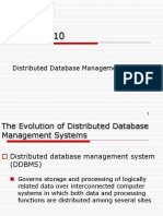 Distributed Database Management Systems