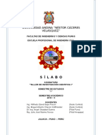 Silabo Taller de Investigación Cientifica I-1