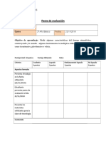 Pauta de Evaluación 2º Básico Ciencis Veleta