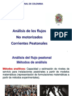 Presentacion 2. Flujos Peatonales