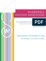 2018 Discovery Award Dinner Tribute Journal