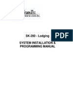 SK 200 Lodging Manual