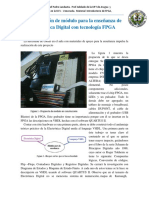 Construcción de Módulo para La Enseñanza de Electrónica Digital Con Tecnología FPGA