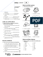 Grammar & Vocabulary Unit 8: Verbs + - Ing / To Books and Films: Genres