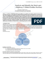 Road Accident Analysis and Identify The Black Spot Location On State Highway-5 (Halol-Godhra Section)