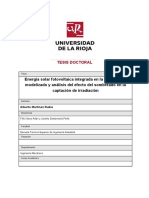 Energía Solar Fotovoltaica Integrada en La Edificación: Modelizado y Análisis Del Efecto Del Sombreado en La Captación de Irradiación