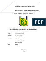 Tipos de Cambio y Las Transacciones Internacionales