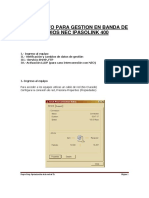 Gestion en Banda Radios Nec Ipasolink 400 - Nov2016