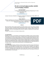 Design of A Small Scale Cereal Packaging Machine Suitable For Developing Countries