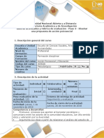 Paso 3 - Diseñar Una Propuesta de Acción Psicosocial.