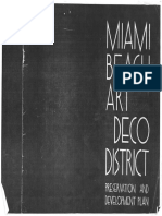 Miami Beach Art Deco District - Preservation and Development Plan - Early 1980s