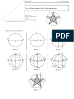 Construction G Eom Etrique D'un Pentagramme PDF