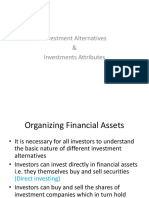 Investment Alternatives & Investments Attributes