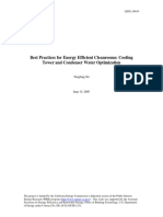 Best Practices For Energy Efficient Cleanrooms: Cooling Tower and Condenser Water Optimization