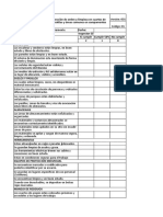 Inspección de Cuartos y Zonas Comunes