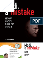 Modi, A Mistake by A. Gopanna