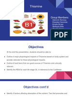 Thiamine: Group Members