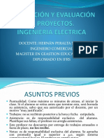 Evaluación de Proyectos Electricidad - Introducción