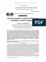 Speech Recognition Using Backoff N-Gram Modelling in Android Application