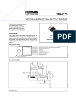 TV Vertical Deflection Output Circuit: Description